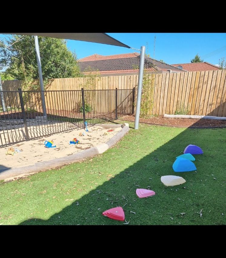 Outdoor play area at our early learning centre in Eglinton