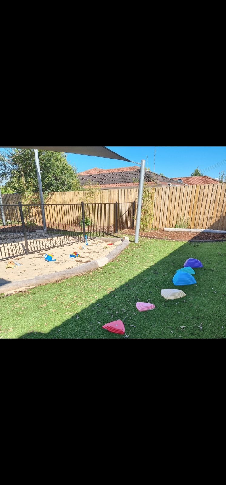 Outdoor play area at our early learning centre in Eglinton